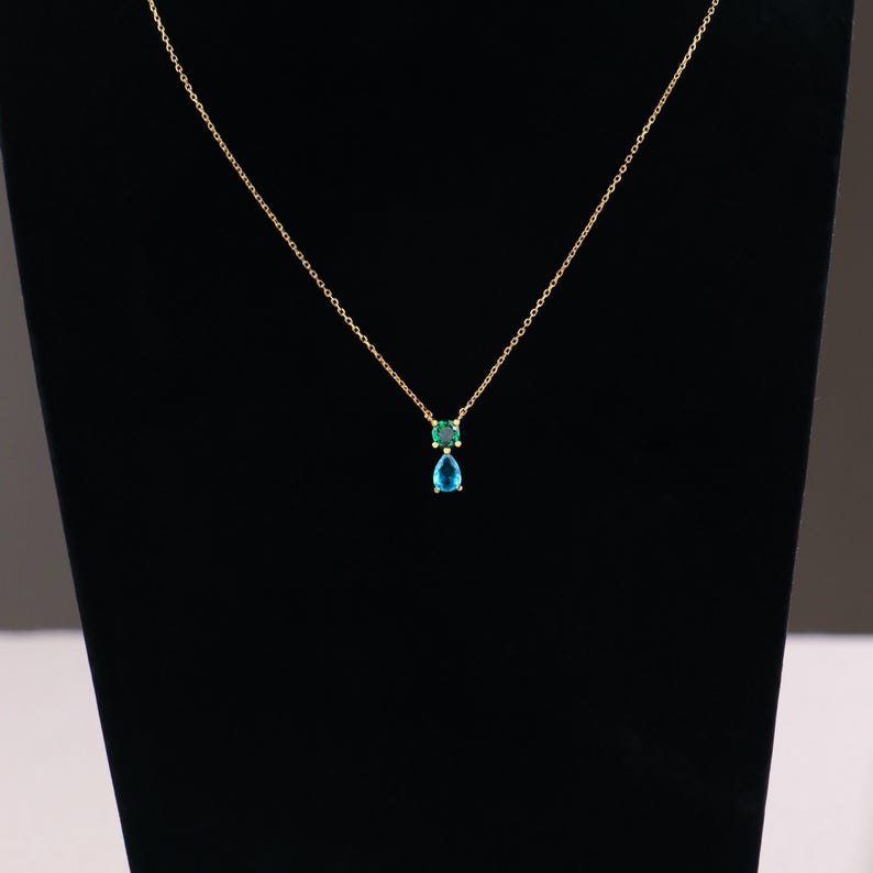 Luxury Sterling Silver Birthstone Pendant – Custom Personalized Necklace